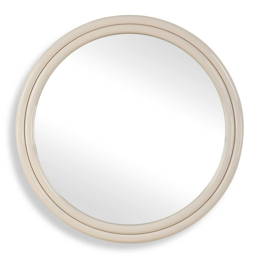 Uttermost Florian Warm White Round Mirror UT-08262
