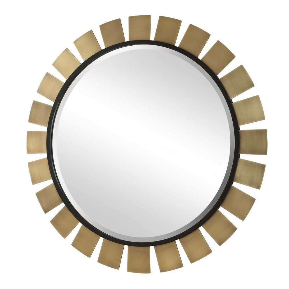 Uttermost Toluca Round Brass Mirror UT-08263