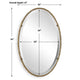 Uttermost Twisted Branch Oval Mirror