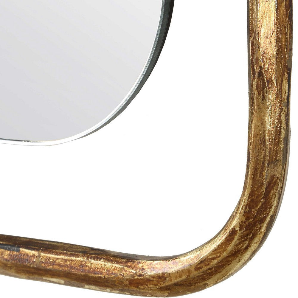 Uttermost Tahoma Antiqued Gold Mirror UT-08268