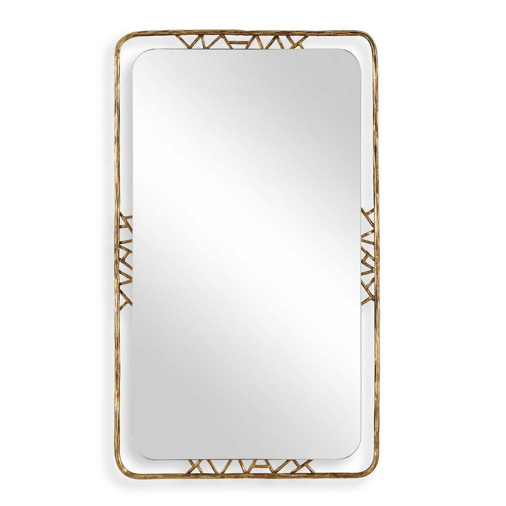 Uttermost Tahoma Antiqued Gold Mirror