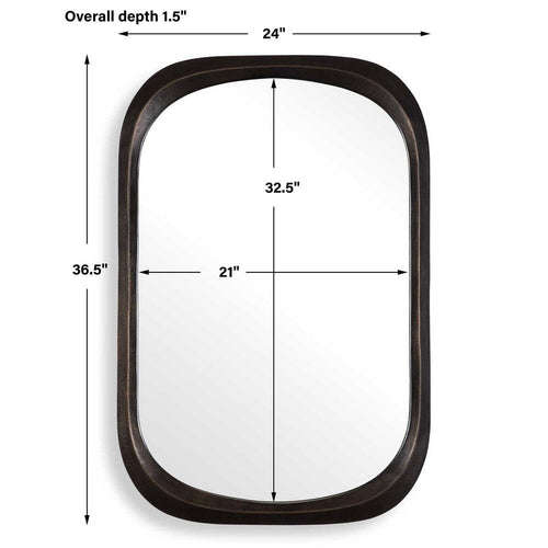 Uttermost Malone Bronze Mirror