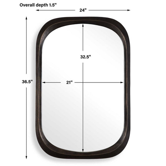 Uttermost Malone Bronze Mirror