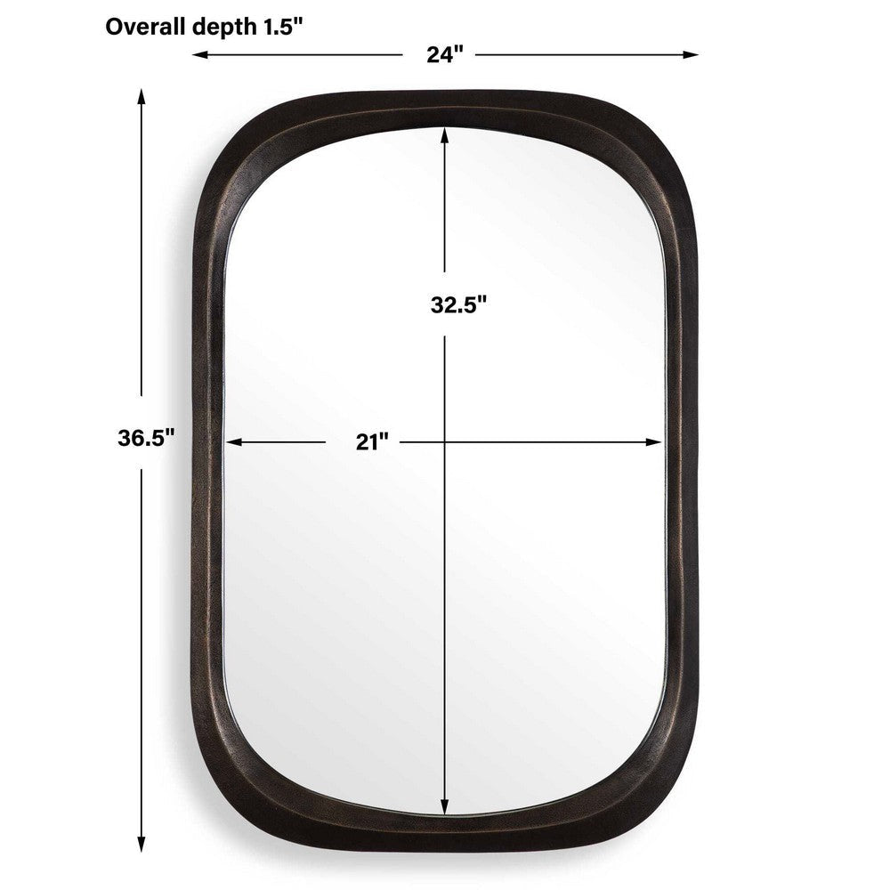 Uttermost Malone Bronze Mirror