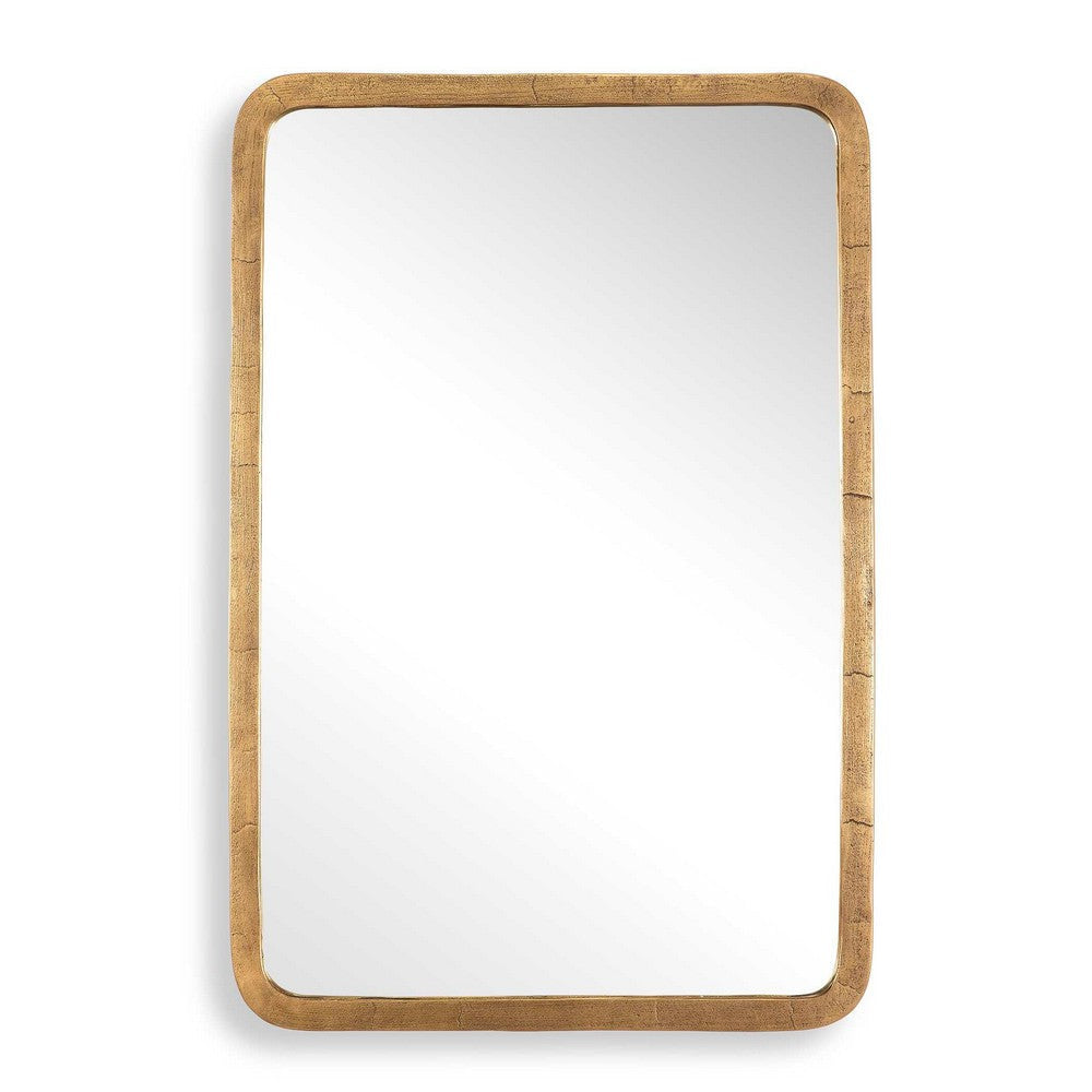 Uttermost Vestry Antique Brass Mirror