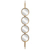 Uttermost Button Gold Mirror By Casagear Home