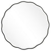Aneta - 42 Inch Scalloped Edge Round Mirror