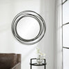 Uttermost Whirlwind Black Round Mirror By Casagear Home UT-09704