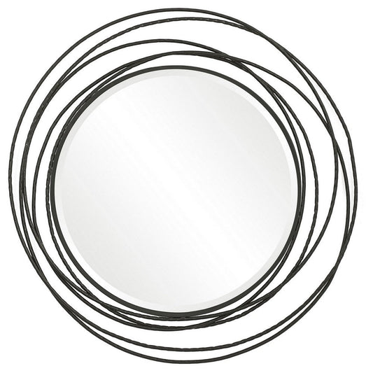 Whirlwind - 39.37 Inch Round Mirror