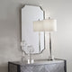 Uttermost Lennox Nickel Scalloped Corner Mirror By Casagear Home UT-09710