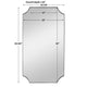 Uttermost Lennox Nickel Scalloped Corner Mirror By Casagear Home UT-09710