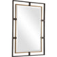 Uttermost Carrizo Gold & Bronze Rectangle Mirror By Casagear Home UT-09711