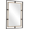 Uttermost Carrizo Gold & Bronze Rectangle Mirror By Casagear Home UT-09711