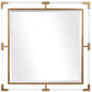 Uttermost Balkan Golden Square Mirror By Casagear Home