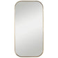 Uttermost Taft Plated Brass Mirror By Casagear Home