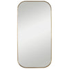 Uttermost Taft Plated Brass Mirror By Casagear Home