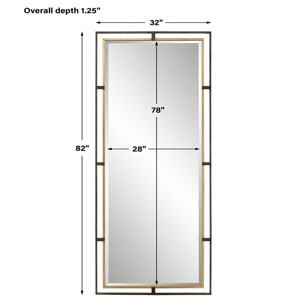 Uttermost Carrizo Tall Bronze & Gold Mirror UT-09776