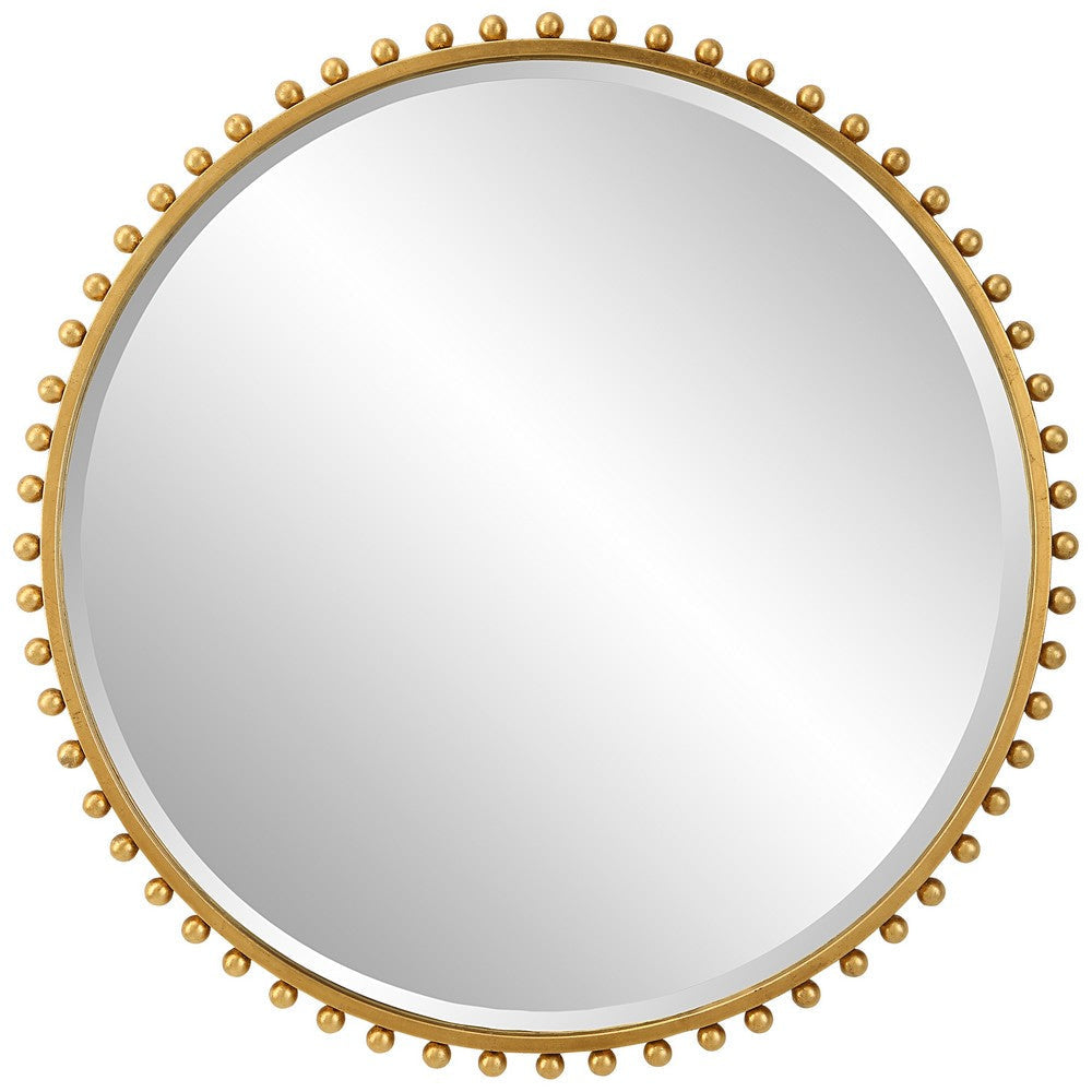 Uttermost Taza Gold Round Mirror UT-09777