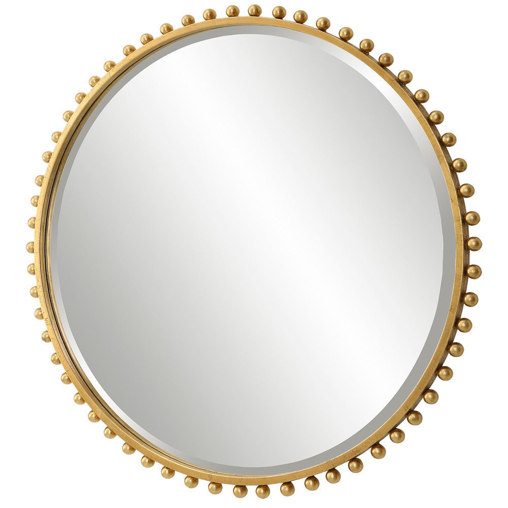 Uttermost Taza Gold Round Mirror UT-09777
