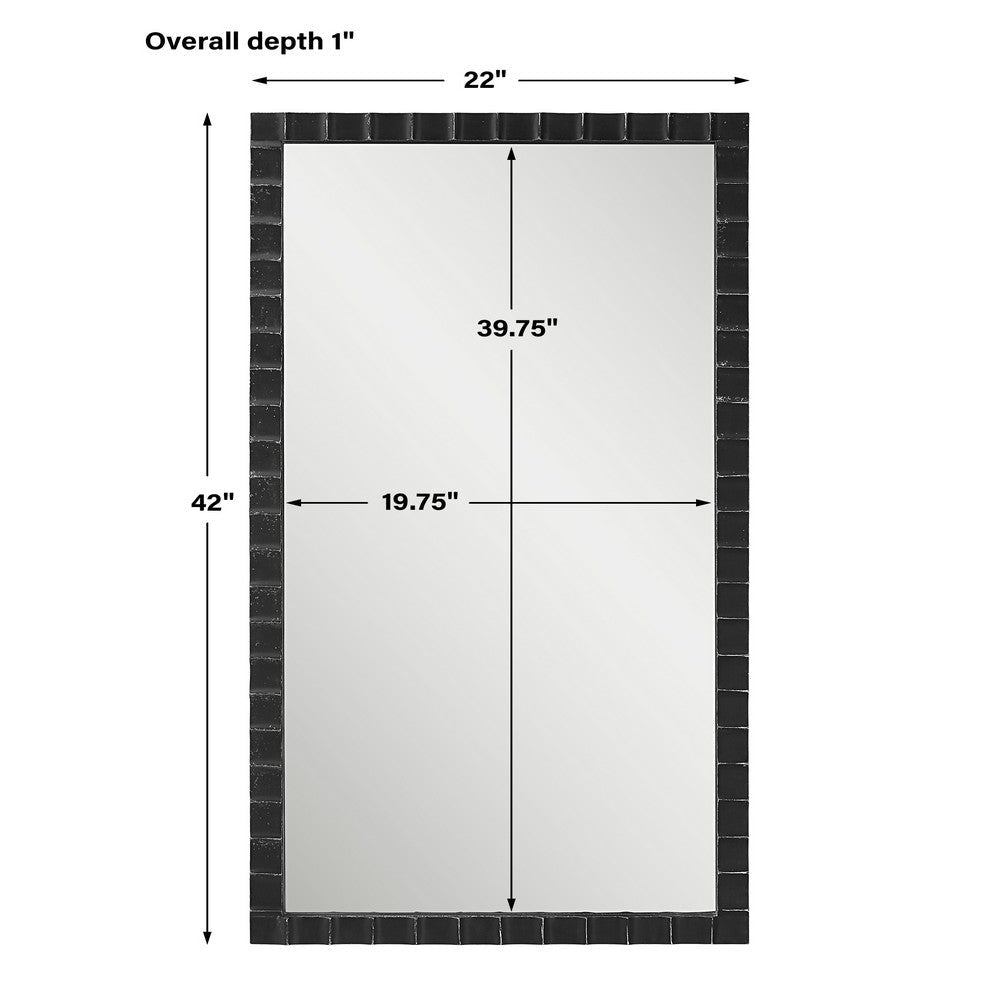 Uttermost Dandridge Black Industrial Mirror UT-09780