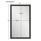 Uttermost Dandridge Black Industrial Mirror UT-09780