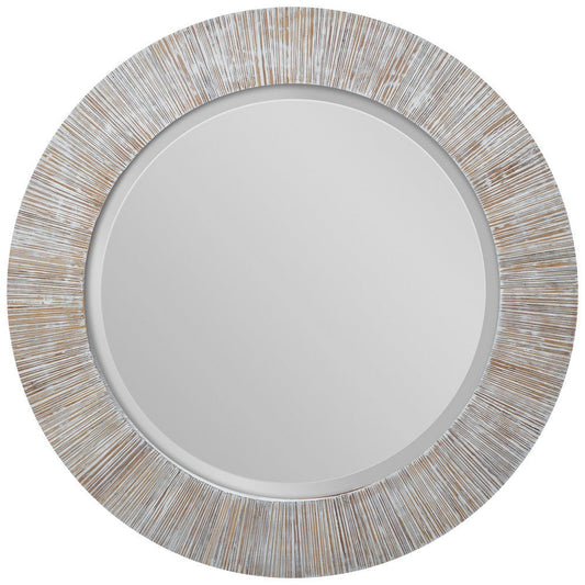 Uttermost Repose - Round Mirror-1.3 Inches Tall and 36 Inches Wide