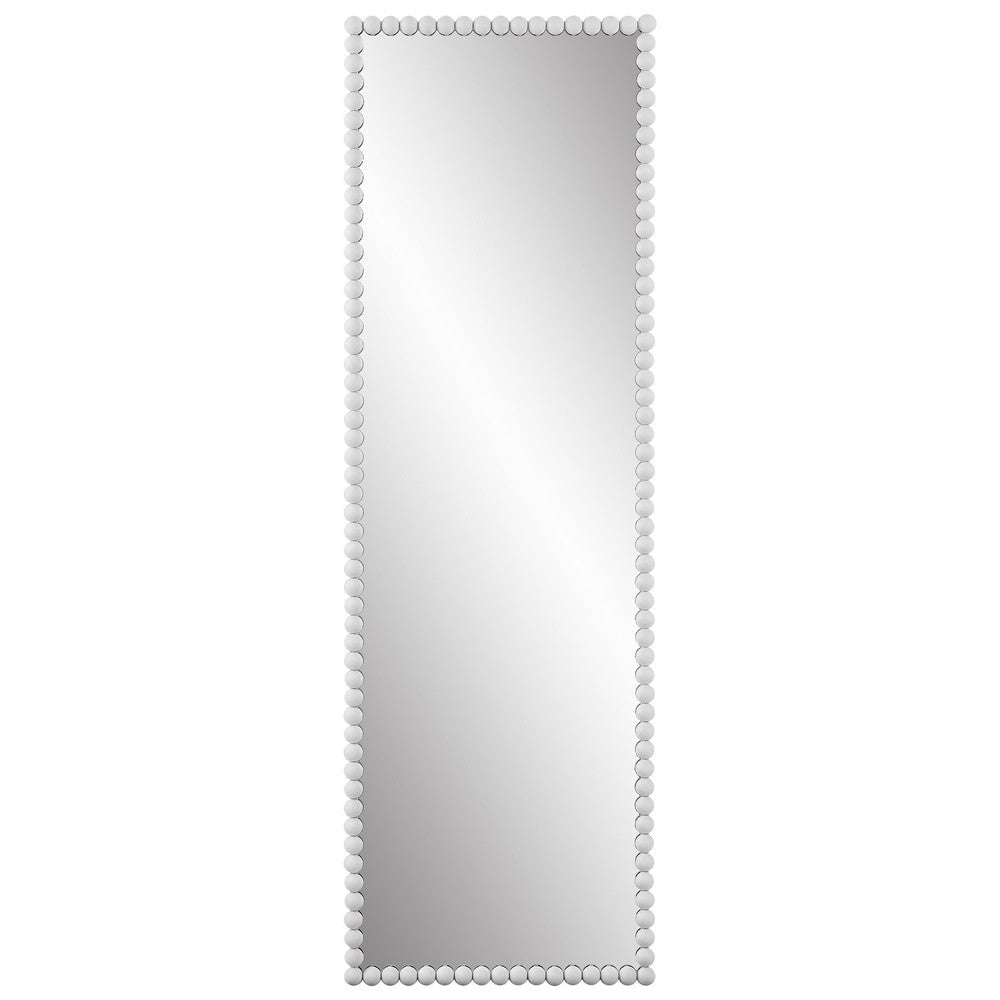 Uttermost Serna - Tall Mirror-72.25 Inches Tall and 23.38 Inches Wide-Satin White Finish