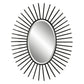 Uttermost Starstruck Black Oval Mirror By Casagear Home