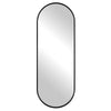 Uttermost 09843 Varina - Tall Mirror-60 Inches Tall and 22 Inches Wide, Finish Color: Satin Black