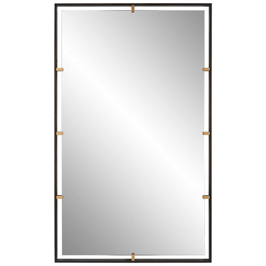 Uttermost 09845 Egon - Rectangular Mirror-50 Inches Tall and 29.88 Inches Wide