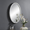 Uttermost Serna White Oval Mirror By Casagear Home UT-09874