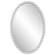 Serna - Oval Mirror-30 Inches Tall and 20 Inches Wide-Matte White Finish