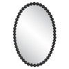 Serna - Oval Mirror-30 Inches Tall and 20 Inches Wide-Matte Black Finish