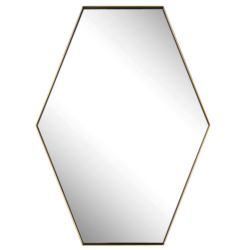 Ankara - Hexagon Mirror-34 Inches Tall and 25 Inches Wide