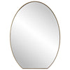 Uttermost 09924 Cabell - Oval Mirror-32 Inches Tall and 24 Inches Wide