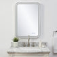 Uttermost Crofton Lighted Nickel Vanity Mirror By Casagear Home UT-09945