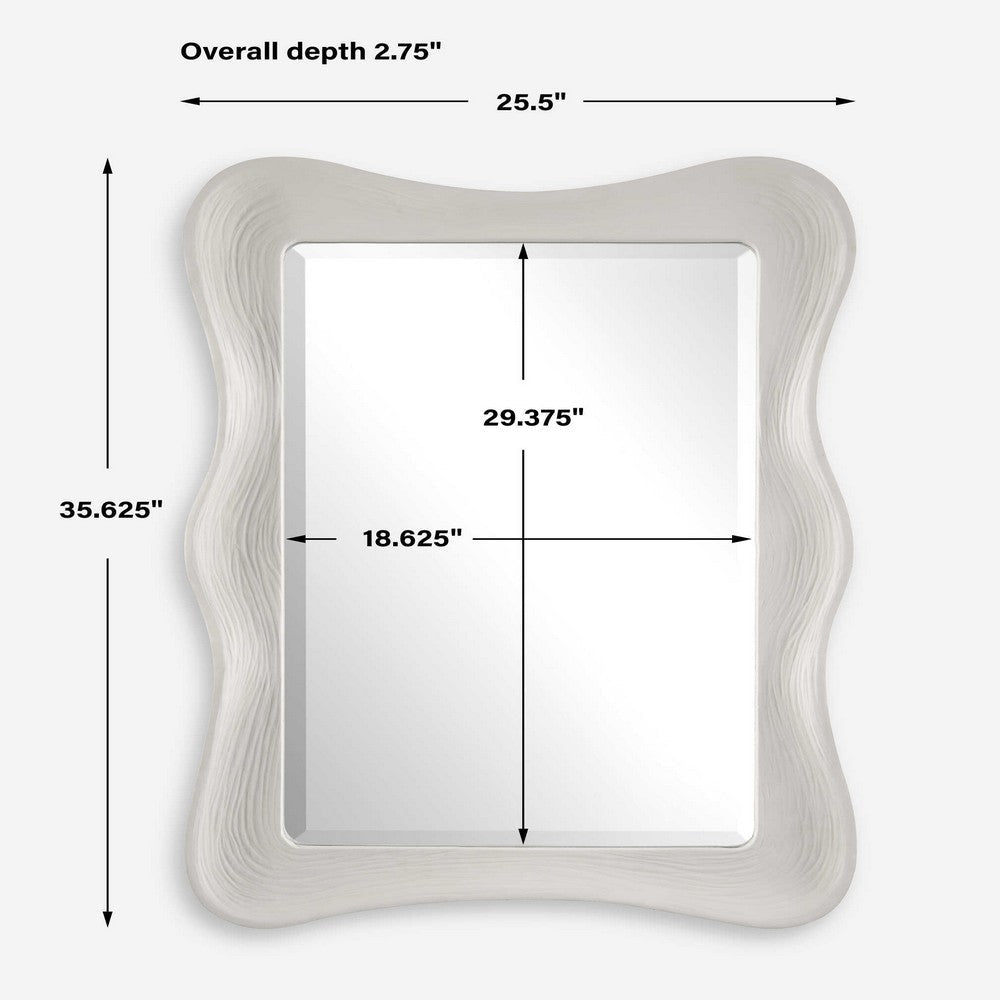 Uttermost Whitehaven Wavy Rectangle Mirror UT-09954