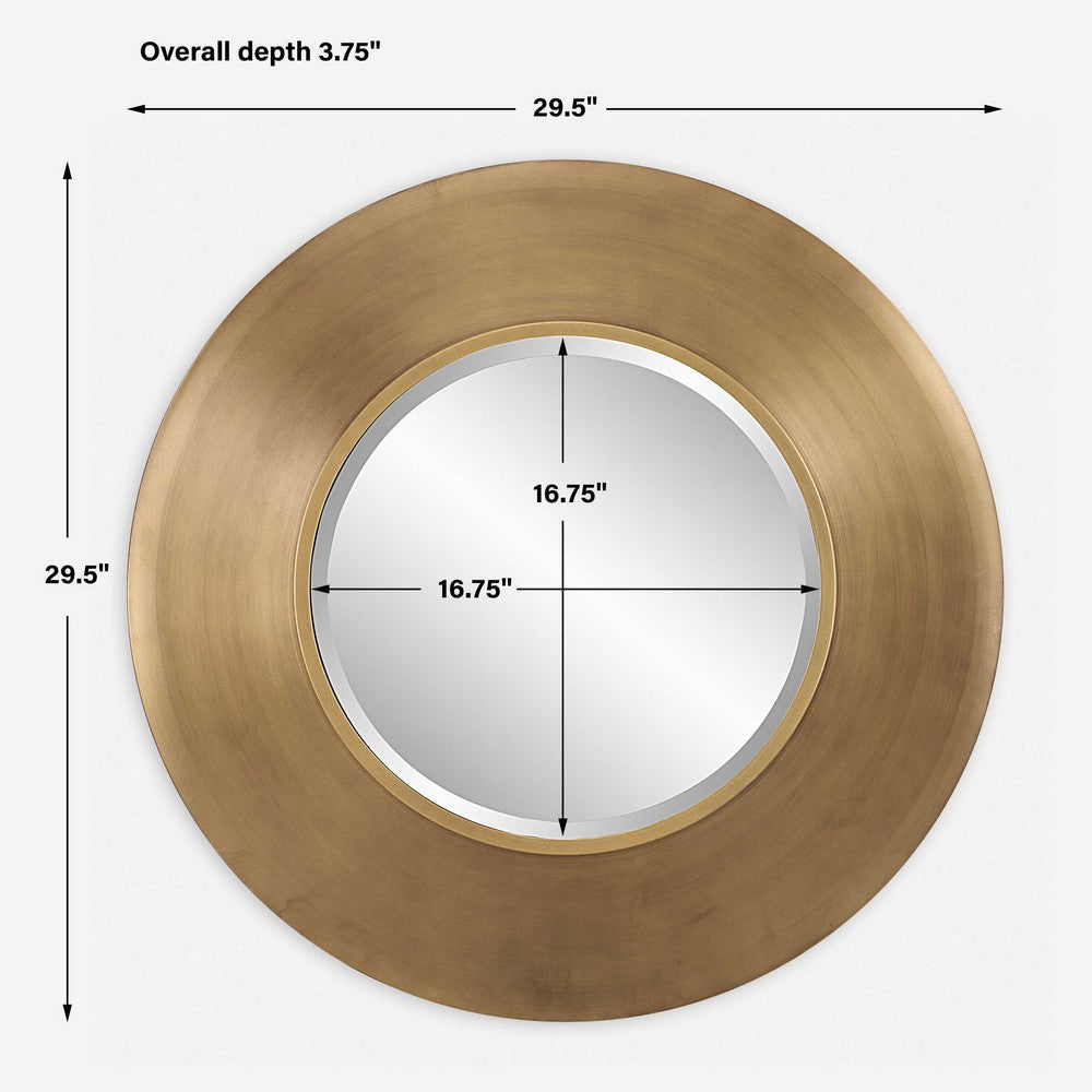 Uttermost Contessa Round Gold Mirror UT-09959