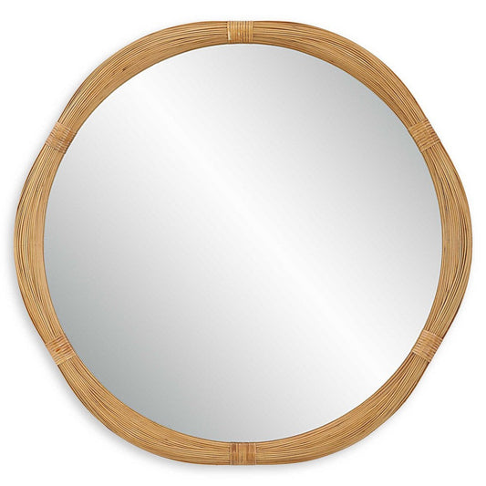 Uttermost Salina Round Bamboo Mirror