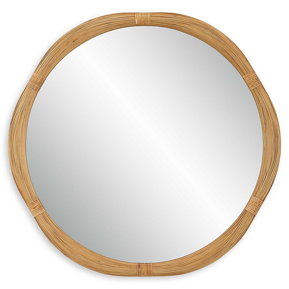 Uttermost Salina Round Bamboo Mirror