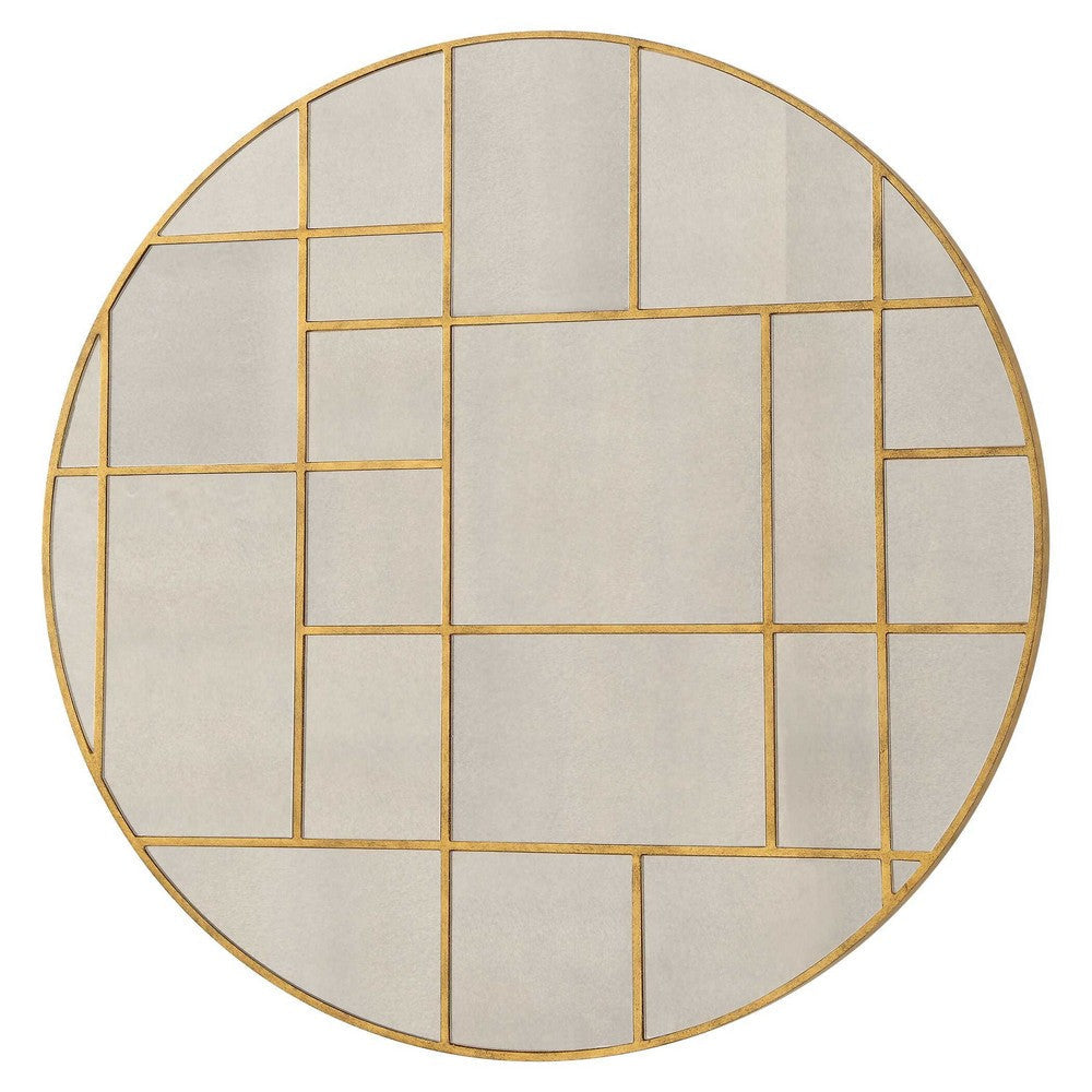 Uttermost Geometric Round Mirror UT-09969