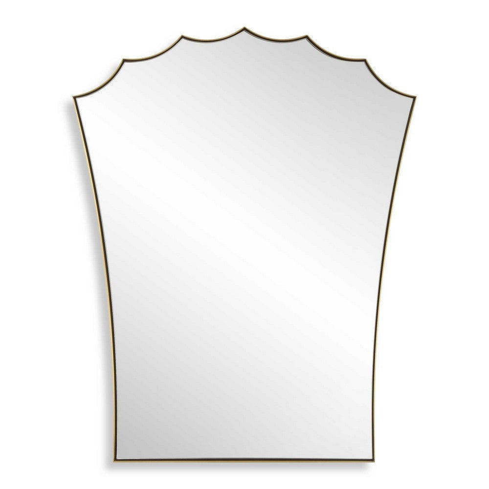 Uttermost Monarch Scalloped Arched Vanity Mirror