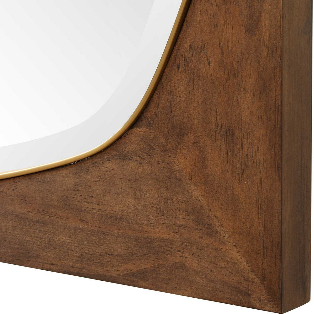 Uttermost Garonne Square Walnut Mirror UT-09973
