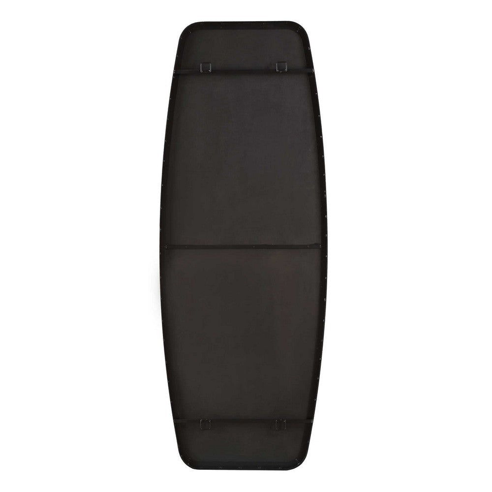 Uttermost Caspian Curved Black Dressing Mirror UT-09977