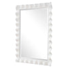 Uttermost Haya White Scalloped Mirror