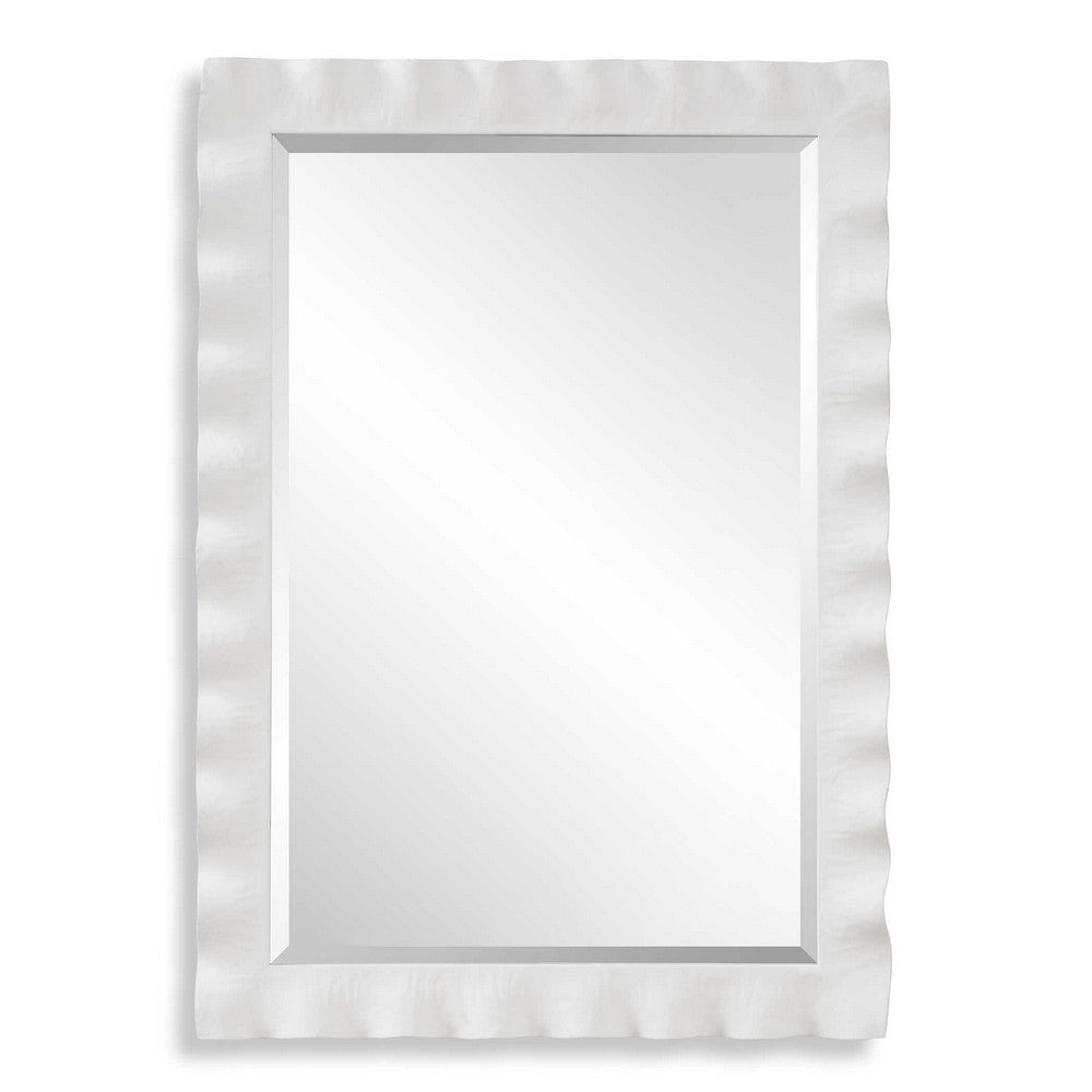 Uttermost Haya White Scalloped Mirror UT-09981