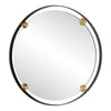 Uttermost Radius Round Bronze Iron Mirror UT-09983