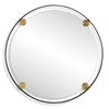 Uttermost Radius Round Bronze Iron Mirror UT-09983
