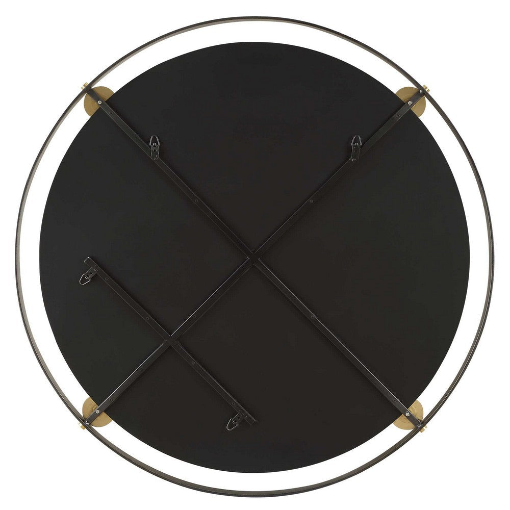 Uttermost Radius Round Bronze Iron Mirror UT-09983