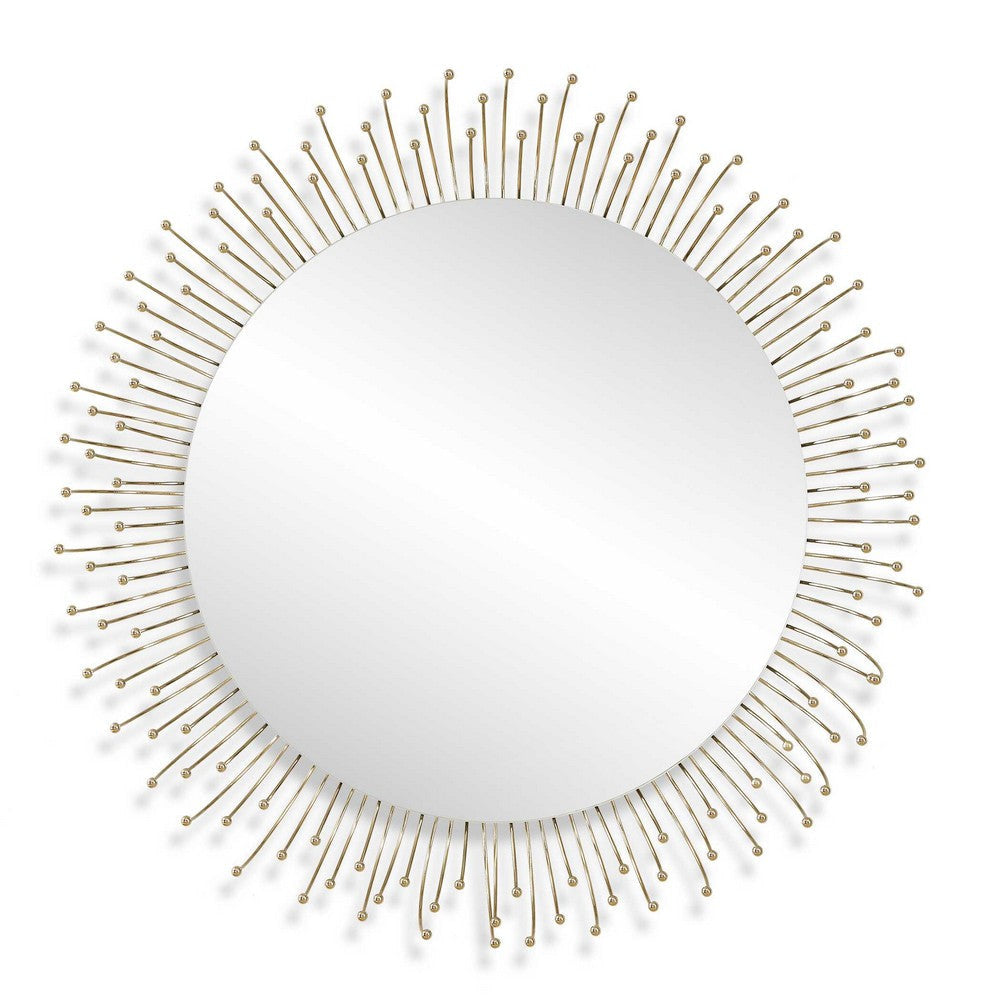 Uttermost Aga Round Gold Mirror UT-09985